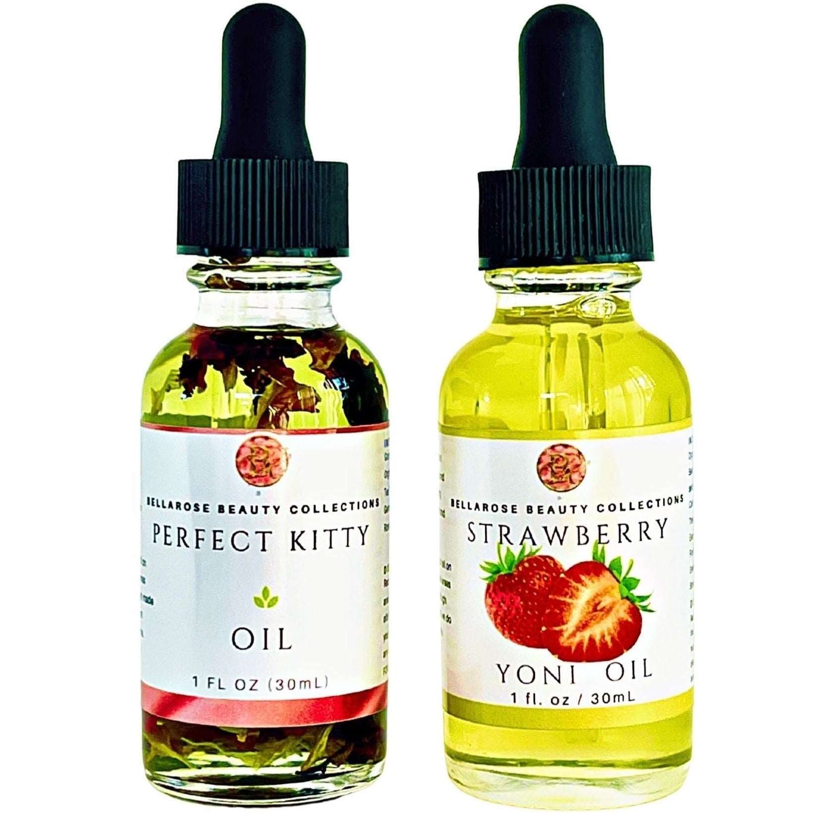 Wet On Demand Bundle #1 (Perfect Kitty Oil 1oz + Strawberry Yoni Oil 1 –  BellaRose Beauty Collections