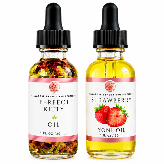 Yoni Oil Duo Bundle | Perfect Kitty Yoni Oil 1oz + Strawberry Yoni Oil 1oz