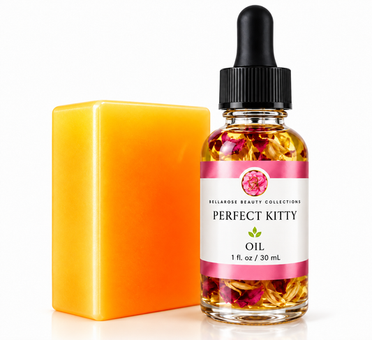 Peach Yummy Yoni Bundle | Yoni Oil 1oz + Peach Yoni Soap 6oz
