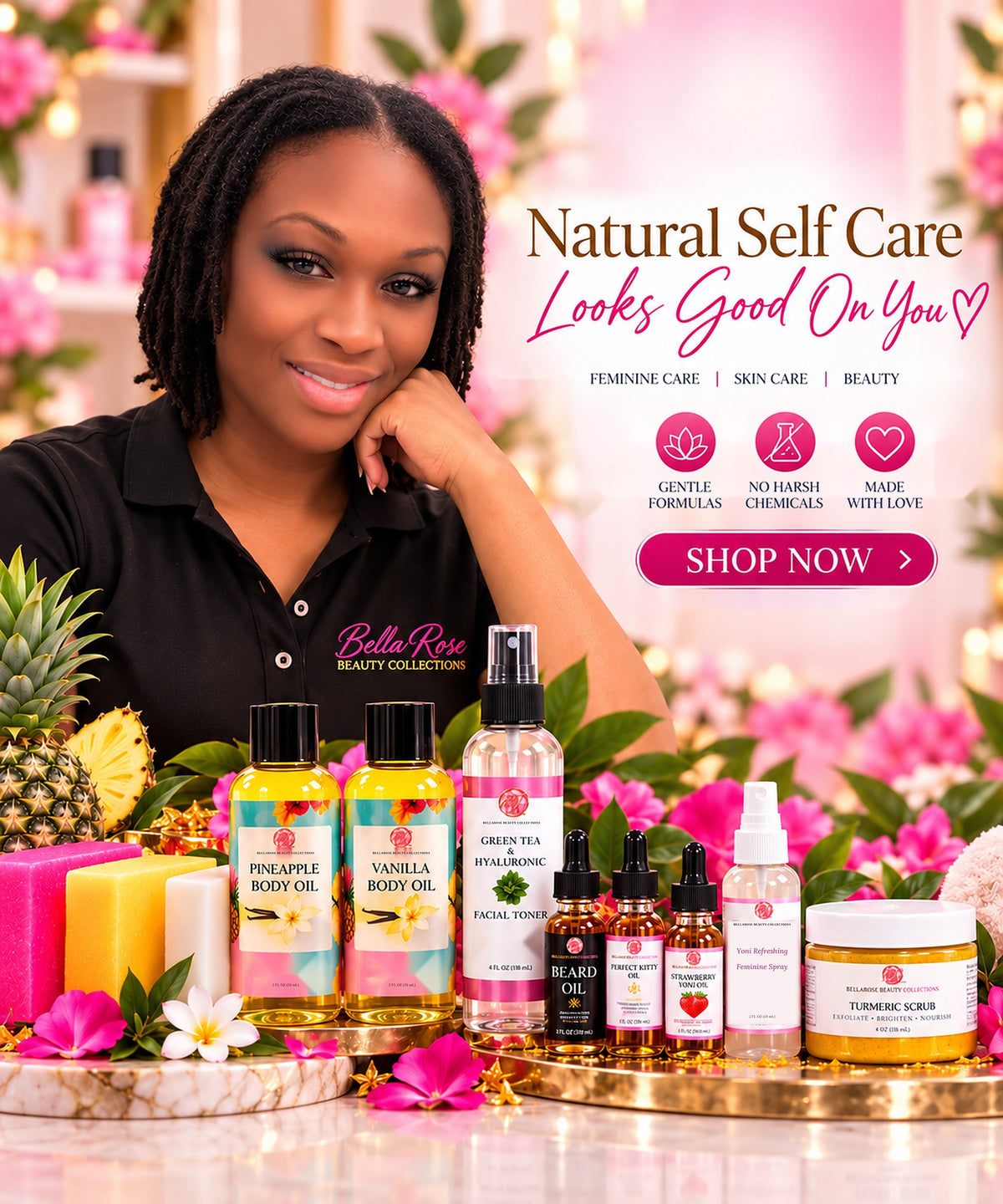 BellaRose natural self care looks good on you. Shop best sellers.