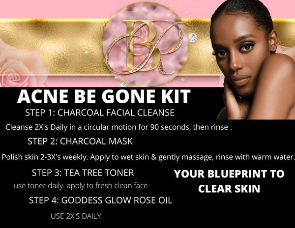 instructions for acne kit