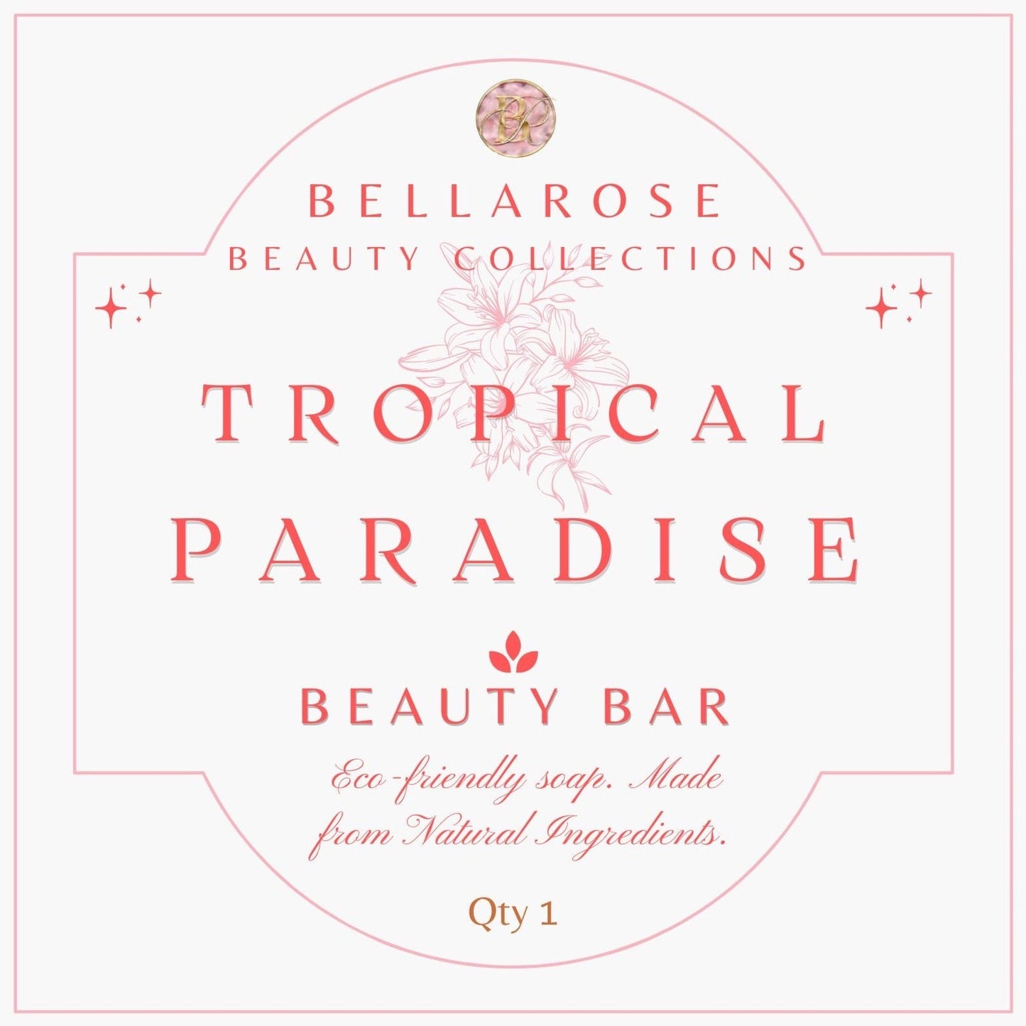 Tropical Paradise Beauty Bar 4.5oz