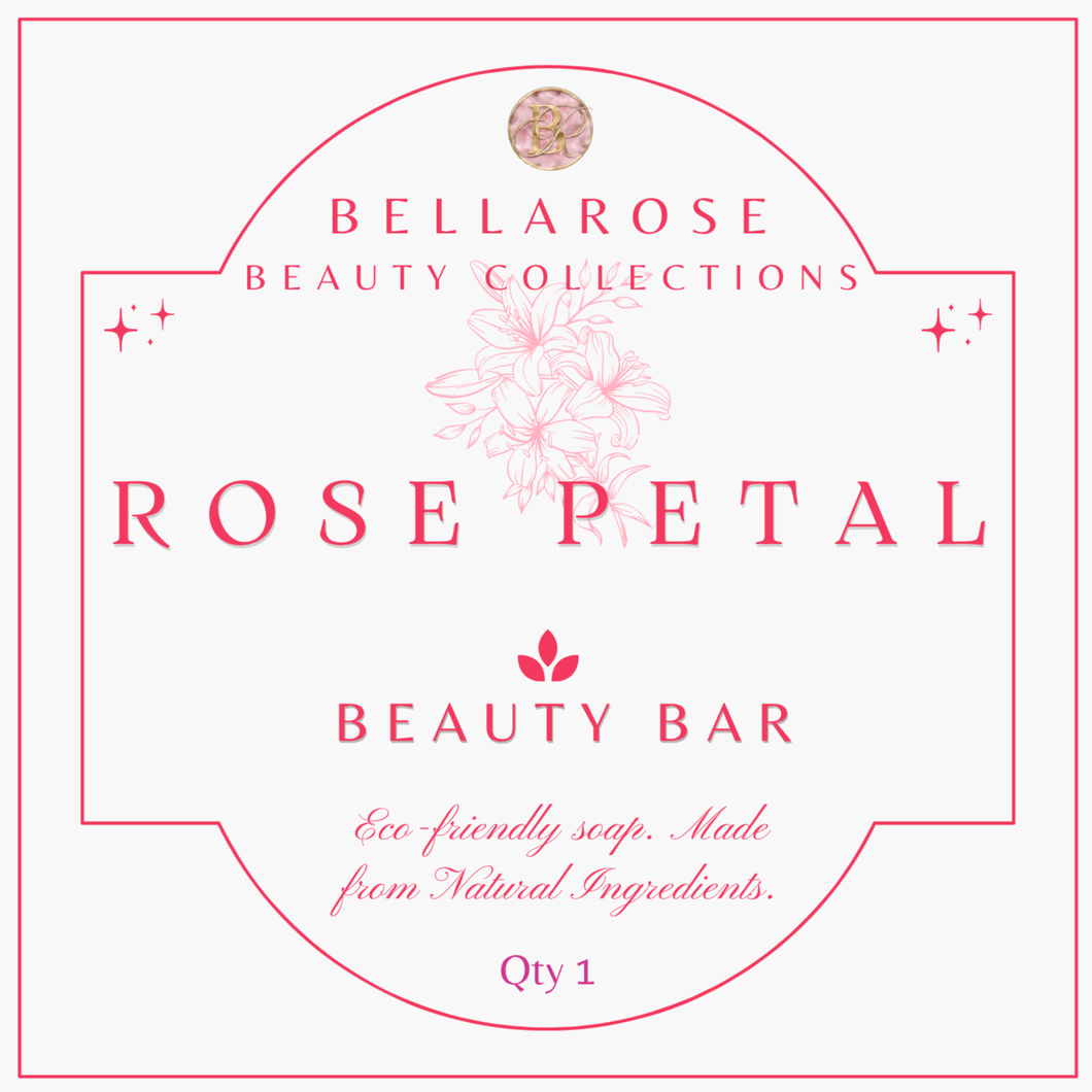 Rose Petal Beauty Bar 4.5oz